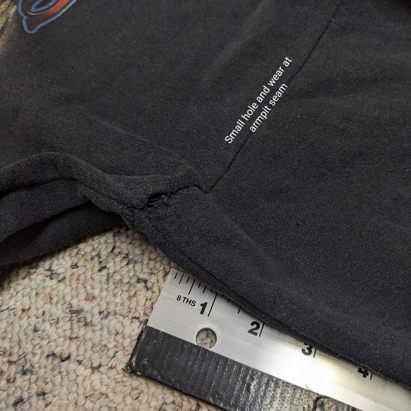 Forever Wild Vintage Crewneck Sweater black adult large wilderness deer 90's - Picture 9 of 15